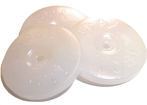 Plastic Cap Washers, 500 Qty, Use with Nails or Screws, 1-1/8" Made in The USA