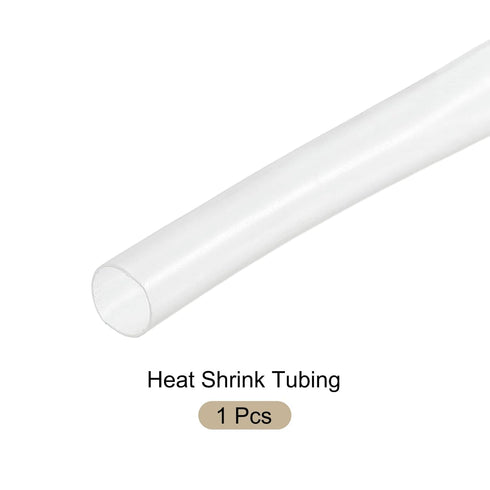 Heat Shrink Tubing 2:1 Cable Sleeving Tube Wrap, 3/16" Dia/5m/Clear for Electric Insulation Protection