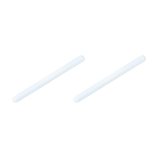 MECCANIXITY Magnetic Stirrer Mixer Stir Bar Rod, 80mm/3.15" Cylinder Shape PTFE Coating Magnet for Laboratory, 2Pcs