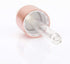 30 Pcs Clear Glass Dropper Bottles, 3ml Essential Oil Sample Bottles with Rose Gold Lids
