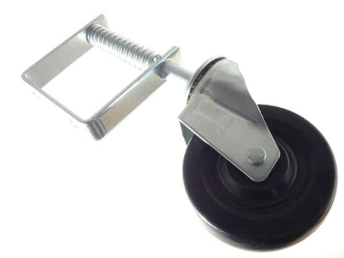 Tech Team #00716 4-Inch Spring Loaded Gate Caster, 125 Pound Capacity, Fence Hardware