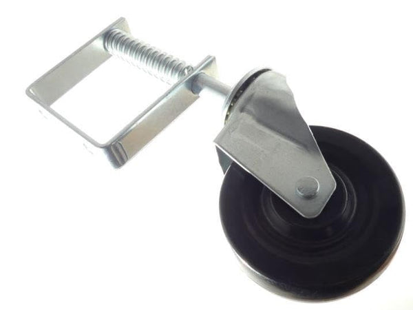 Tech Team #00716 4-Inch Spring Loaded Gate Caster, 125 Pound Capacity, Fence Hardware