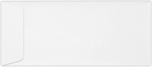 LUXPaper #10 Business Open Face Window Envelopes, 4 1/8" x 9 1/2", Bright White, 250 Qty, 24lb. Text
