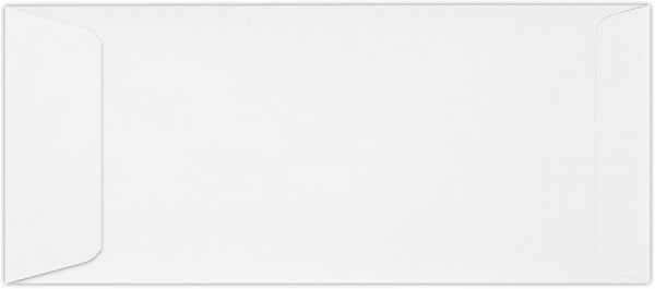 LUXPaper #10 Business Open Face Window Envelopes, 4 1/8" x 9 1/2", Bright White, 250 Qty, 24lb. Text