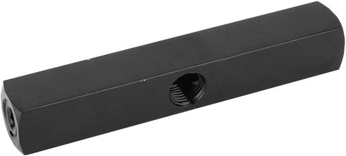 SUS304 Air Hose Manifold Block, 4 Way 1/4 Inch BSPP Thread Inline Manifold Block Splitter