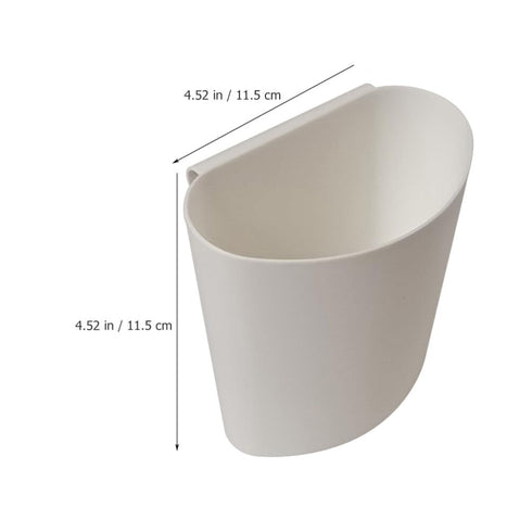 4pcs Zerodeko Hanging Cup Holder Rolling Cart Organizer Accessories Trolley Storage Basket Hanging Bucket Plant