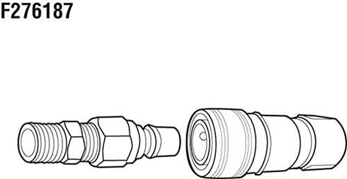 Mr. Heater F276187 Propane/Natural Gas Connector Kit, Brass, 3/8 Male Pipe Thread