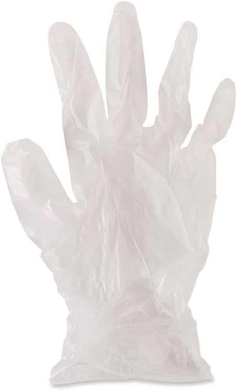 361SBX 3 3/5 100/Box Boardwalk Exam Vinyl Gloves, Powder/Latex-Free, mil, Clear, Small