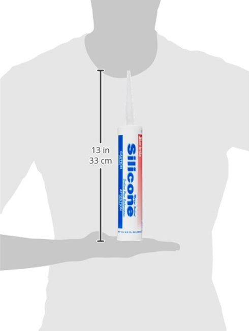 STAR BRITE Silicone Sealant, White, 10.3 OZ. (082121)