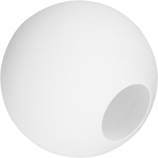Frosted Glass Globe Lampshade 80mm round Ivory Pendant Lamp Shade Replacement for