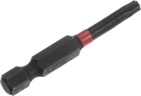 T20 Impact Rated Torx Bit 1/4" Hex Shank 2" Length Magnetic Security Star Screwdriver Power Tool