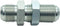 1 Piece 5/8 Male JIC Bulkhead Union Adapter, Straight Hydraulic Steel Fitting Connector (7/8''-14 Threads)