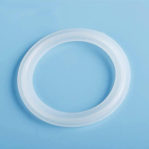 MOZTO 10pcs 154 168mm) Sanitary Tri Clamp Ferrule Silicone Sealing Strip Gasket Ring Washer, for Homebrew Dairy Product
