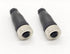 2Pcs M12 4 Pin Female Connector, 12mm A Code Industrial Circular Connector, IP67 250V 4A AC/DC