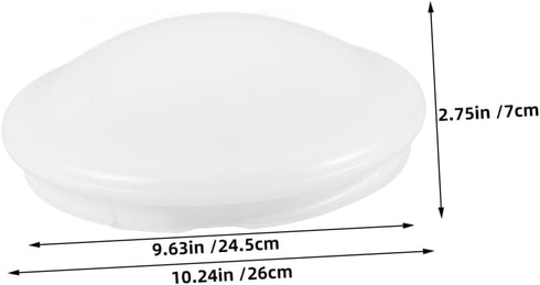 DOITOOL Multi-functional Round Lampshade for Ceiling Lights Table Floor Lamps Elegant Design for Bedrooms Kitchens