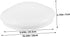 DOITOOL Multi-functional Round Lampshade for Ceiling Lights Table Floor Lamps Elegant Design for Bedrooms Kitchens