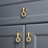 SANCHAKOU 2 Pack Cabinet Furniture Pulls Brass Wardrobe Handle Cabinet Wine Cabinet Bedside Table Shoe Cabinet Handle