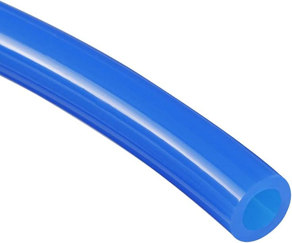 uxcell Pneumatic Air Tubing, 6mm OD x 4mm ID, 5 Meters PU Polyurethane Air Compressor Tube, Blue