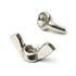 Hooshing 20PCS M6 304 Wing Nuts Stainless Steel Fasteners Parts Screws Hand Twist Tighten Ear Butterfly Nuts