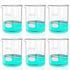 ONiLAB 8.5oz (250ml) Sturdy Glass Beaker, 3.3 Borosilicate Griffin Low Form with Printed Graduation, Pack of 6