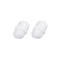 YOKIVE 2 Pcs Magnetic Stir Bar, Laboratory Bar with Ring Shape for Stirring Liquids - White, 0.31-Inch