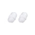 YOKIVE 2 Pcs Magnetic Stir Bar, Laboratory Bar with Ring Shape for Stirring Liquids - White, 0.31-Inch
