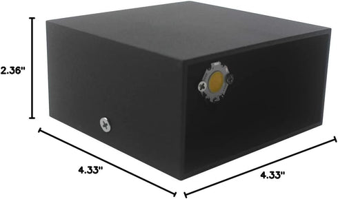 85-265V 6W 5-10 Non-dimmable) ZJchao Wall Lamp, AC Cube LEDs Light Modern COB Wall Lamp Mounted Lighting Fixtures Wall