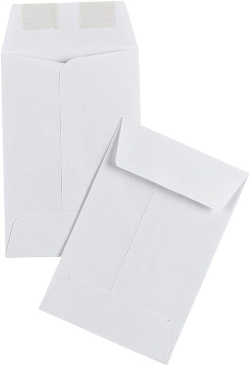 LUXPaper #4 Coin Envelopes | 3'' x 4 1/2'' | Bright White | 250 Qty