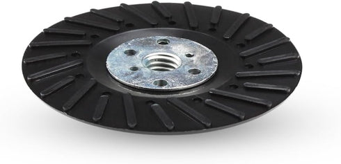 BHA Angle Grinder Ribbed Backing Pad for Resin Fiber Disc, 4.5" x 5/8"-11