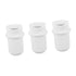 GLEAVI 3pcs Melting Crucible Kit Laboratory Equipment Quartz Crucible Cup for Science
