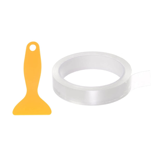 Caulk Strip Tape Clear, 0.8"x16Ft Waterproof Sealing Tape with Tool for Kitchen Cooktop, Sink, Bathtub