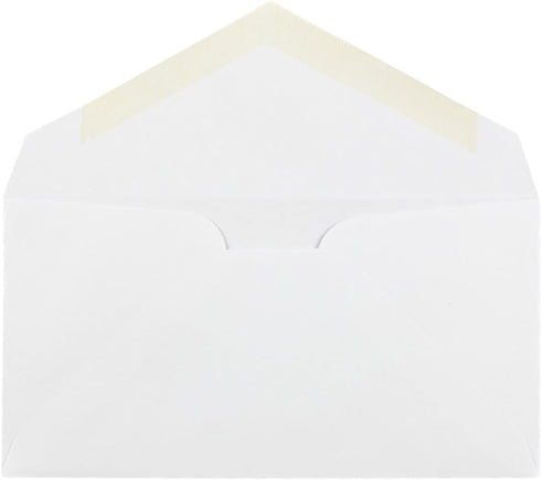 JAM PAPER Monarch Commercial Envelopes 3 7/8 x 7 1/2 White (100/Pack)