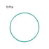 uxcell Fluorine Rubber O-Rings, Pack of 5 FKM Seal Gasket for Machinery Plumbing, 73mm OD 69.2mm ID 1.9mm Width, Green