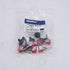 Twidec 6Pcs Mini Momentary Toggle Switch SPDT 3 Position 3 Pins, Waterproof Cap for Car Boat Switches