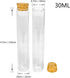 6 (22x120x17mm 1 OZ) Pcs Empty Transparent Test Tube Glass Bottle Vials With Cork Stopper, Clear Glass Bottles Jars