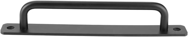 ViaGasaFamido Elegant Sliding Barn Door Handle, Black Flush Patio Door Handle for Wardrobes, Cabinets