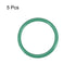 uxcell Fluorine Rubber O-Rings, 43mm OD 36mm ID 3.5mm Width FKM Seal Gasket for Machinery Plumbing, Green, Pack of 5