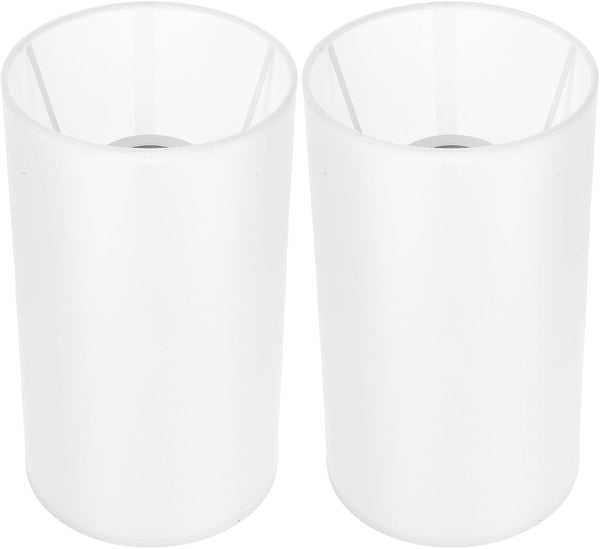 HINTRMENT 2pcs Cloth Cylinder Lampshade Replacement for Table Lamp Floor Light Lightweight Fabric