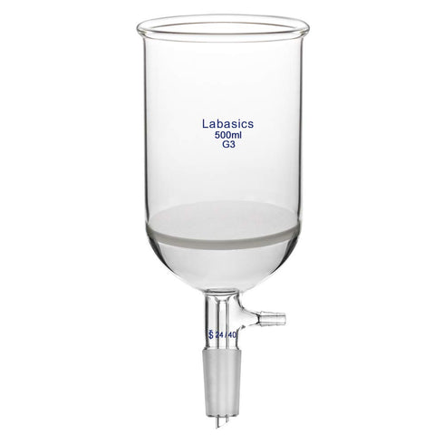 Borosilicate Glass Buchner Filtering Funnel with Fine Frit (G3), 95mm Inner Diameter, 120mm Depth, with 24/40 Standard