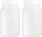 Othmro 2pcs 250ml/8.45oz Plastic Wide Mouth Laboratory Reagent Bottles, Chemical Sealing Liquid Storage Containers,