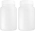 Othmro 2pcs 250ml/8.45oz Plastic Wide Mouth Laboratory Reagent Bottles, Chemical Sealing Liquid Storage Containers,