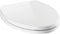 Delta Faucet Morgan Elongated Slow-Close White Toilet Seat with Non-Slip Seat Bumpers,