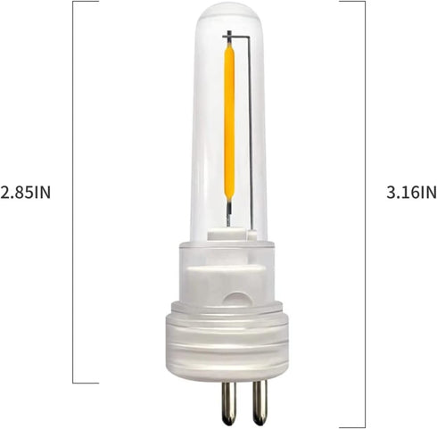 KJDTINGSD 6 S14 Bulbs 1.5 Bulbs (6) Pcs for Outdoor String Lights W LED String Light
