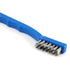 Forney 70488 Wire Brush, Stainless Steel with Plastic Handle, 7-1/4-Inch by .006-Inch, Blue