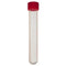 16x100mm Test Tube with Screw Cap, Polypropylene, Round Bottom, 13ml, Karter Scientific (Pack of 100)