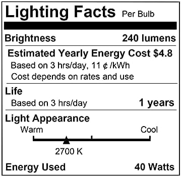 6-Pack Bulbs, ST64 40W E26 Dimmable Bulbs HESSION Vintage Edison Base Amber Glass Warm White Filament Antique