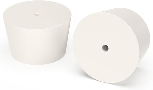 stonylab Solid Rubber Stoppers, 5-Pack 10# Air-Tight Control Tapered Lab Seal Stoppers