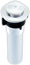 JR Products 95215 Sink Strainer with Pop-Up Stopper, White