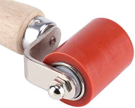Yosoo Hand Roller 40mm Silicone High Temperature Resistant Seam Hand Pressure Roller for Roofing PVC Welding Tool