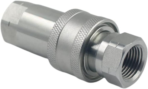 1/4" NPT ISO 7241-A Hydraulic Quick Connect Couplers Set for Tractor Hydraulic Quick Disconnect